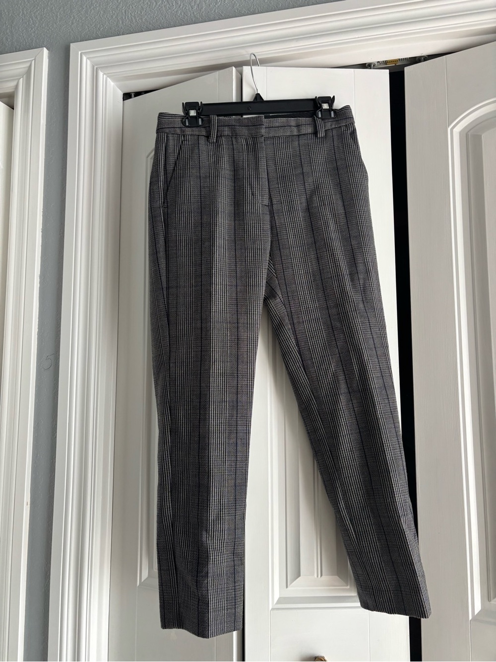 3.1 Phillip Lim Gray Plaid Dress Trousers
